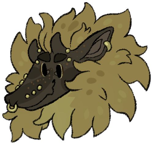 headshot of an earthy-toned dragon