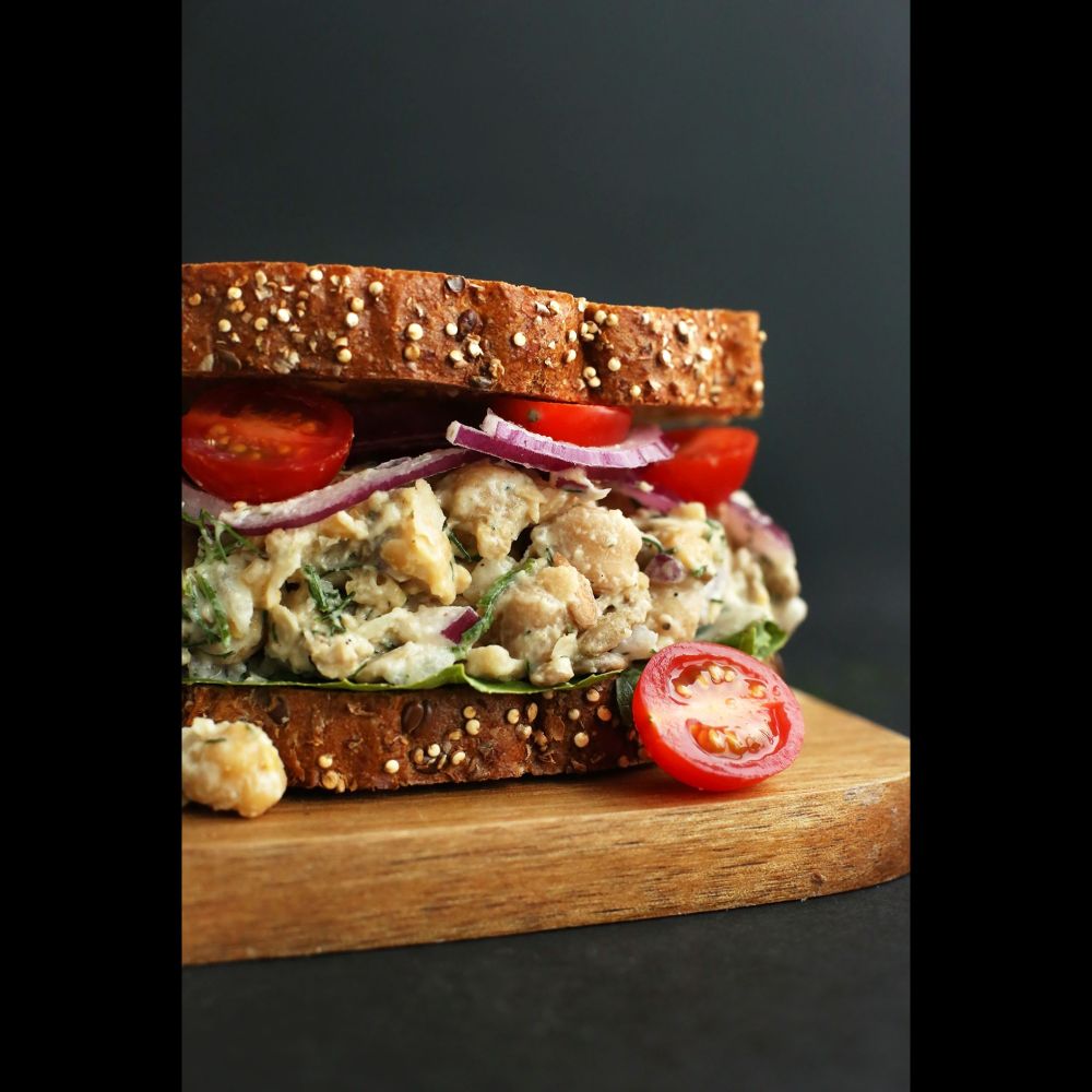 Chickpea Sunflower Sandwich