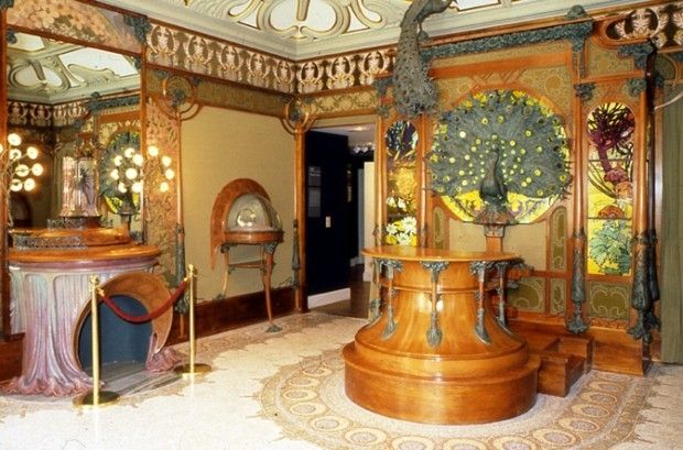Boutique room designed by Alphonse Mucha 
