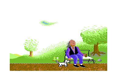 Image from a demo I made called Vovve using bitmap animation to tell a little story