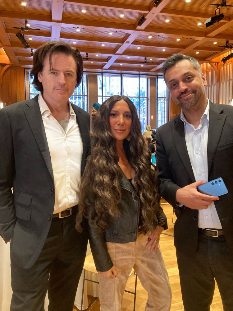 John Fugelsang, Julie Francella and Wajahat Ali