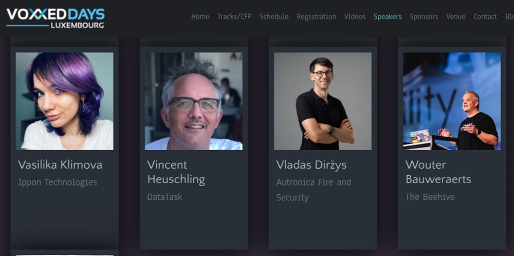 Vasilika Klimova, Product Manager at Ippon Technologies as a speaker at VoxxedDays Luxembourg