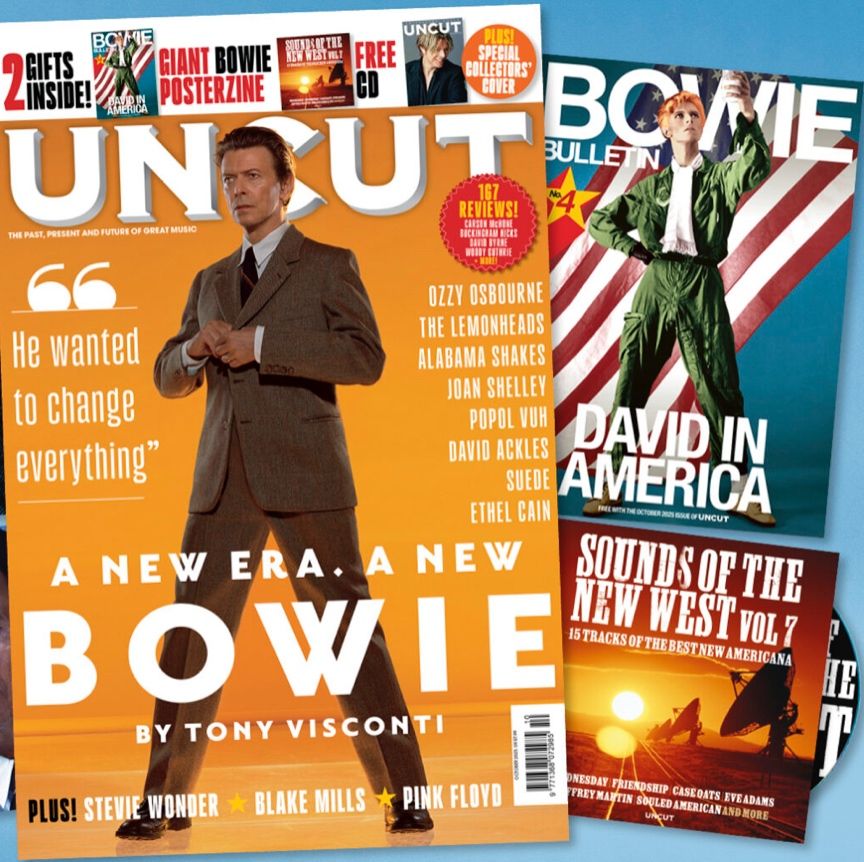 The cover of the new Uncut magazine featuring David Bowie