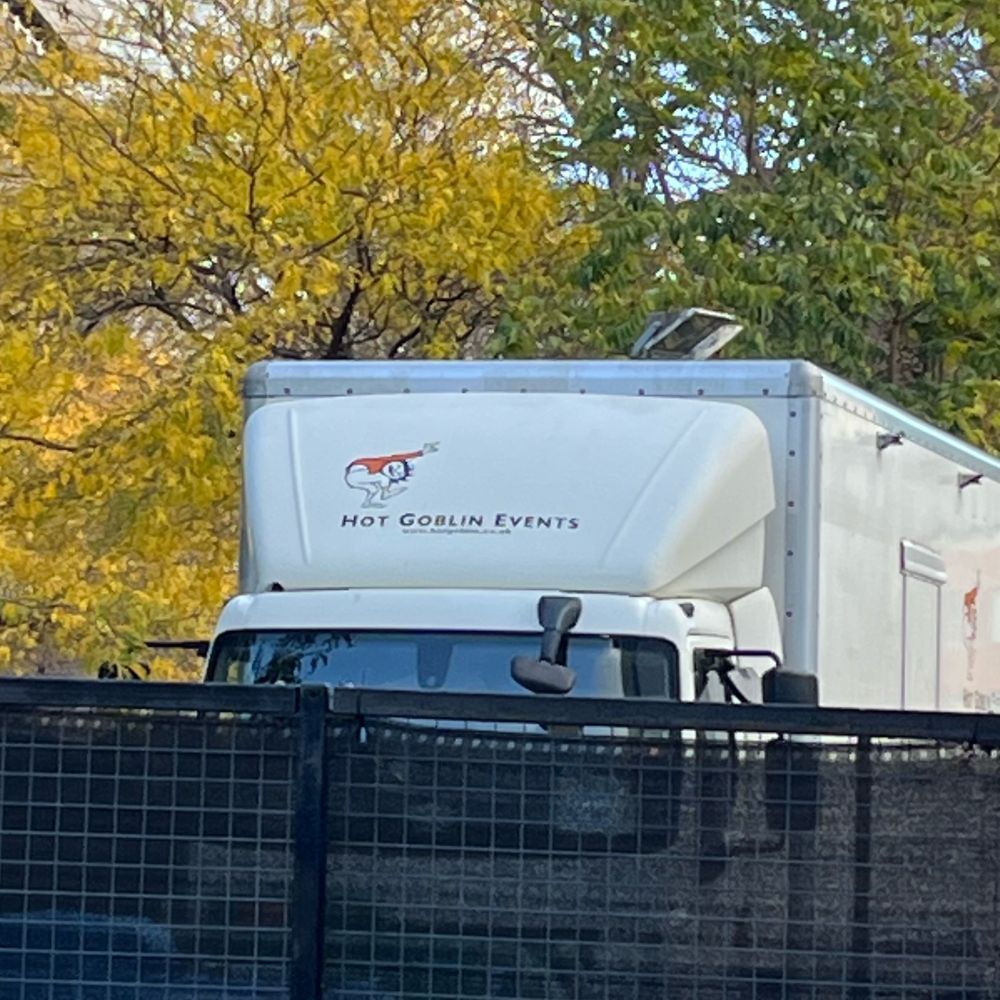 A truck from the events company HOT GOBLIN