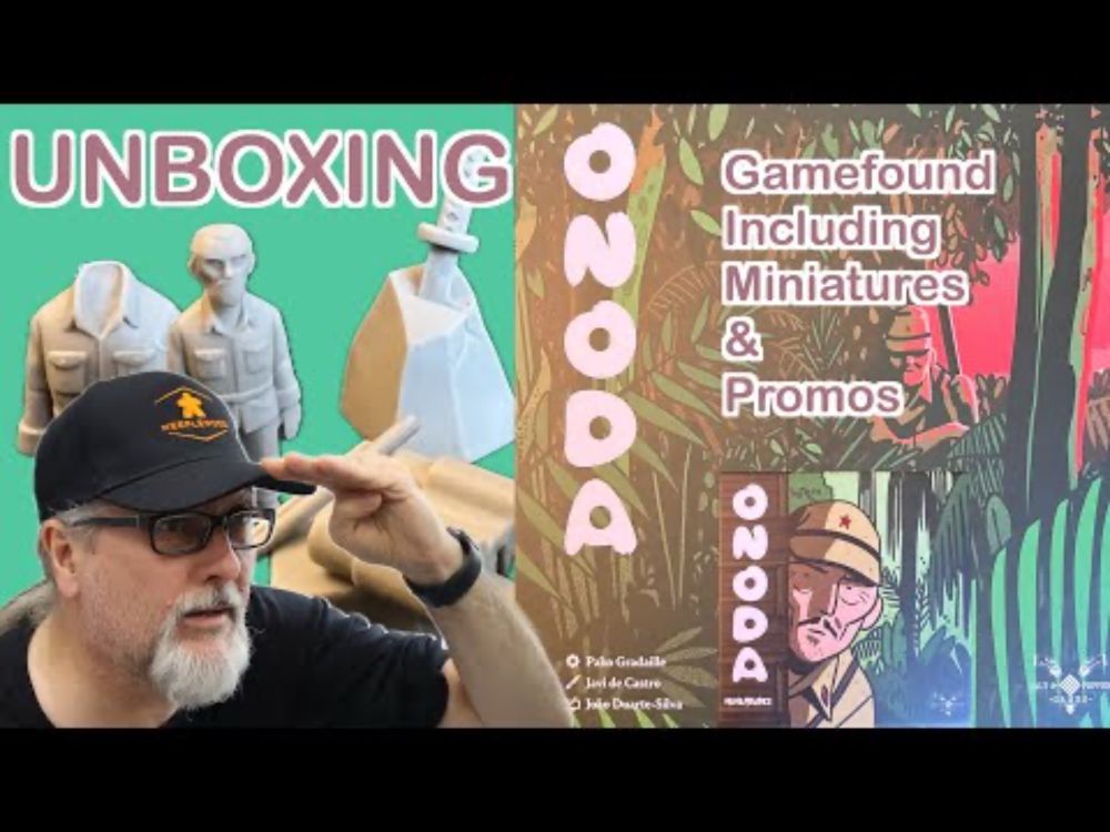 Onoda | Solo Board Game from Salt & Pepper Games | Unboxing the game, miniatures, & promos