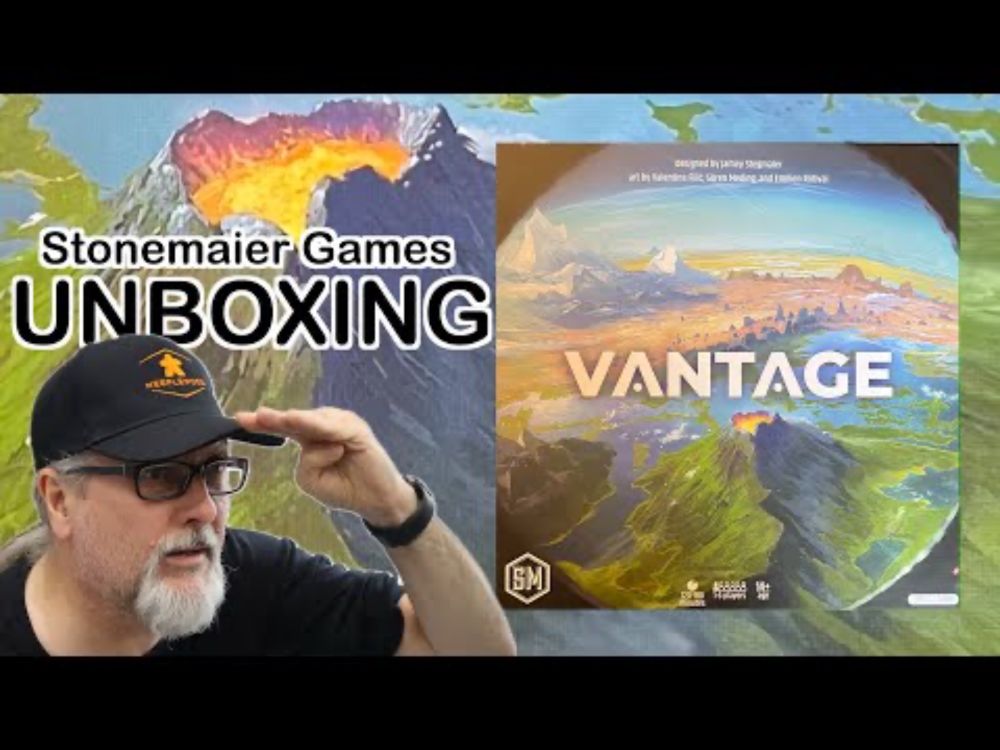 VANTAGE | Unboxing the new Board Game from Jamie Stegmaier | Published by Stonemaier Games