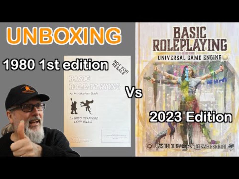 Basic Role Playing | Chaosium | 1980 1st edition vs the latest version | Universal Game Engine