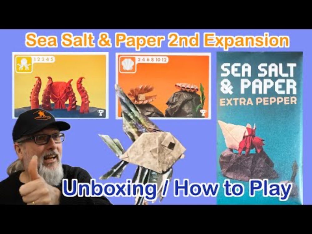 Extra Pepper: Sea, Salt and Paper 2nd Expansion | Unboxing & Overview | Bombyx Games