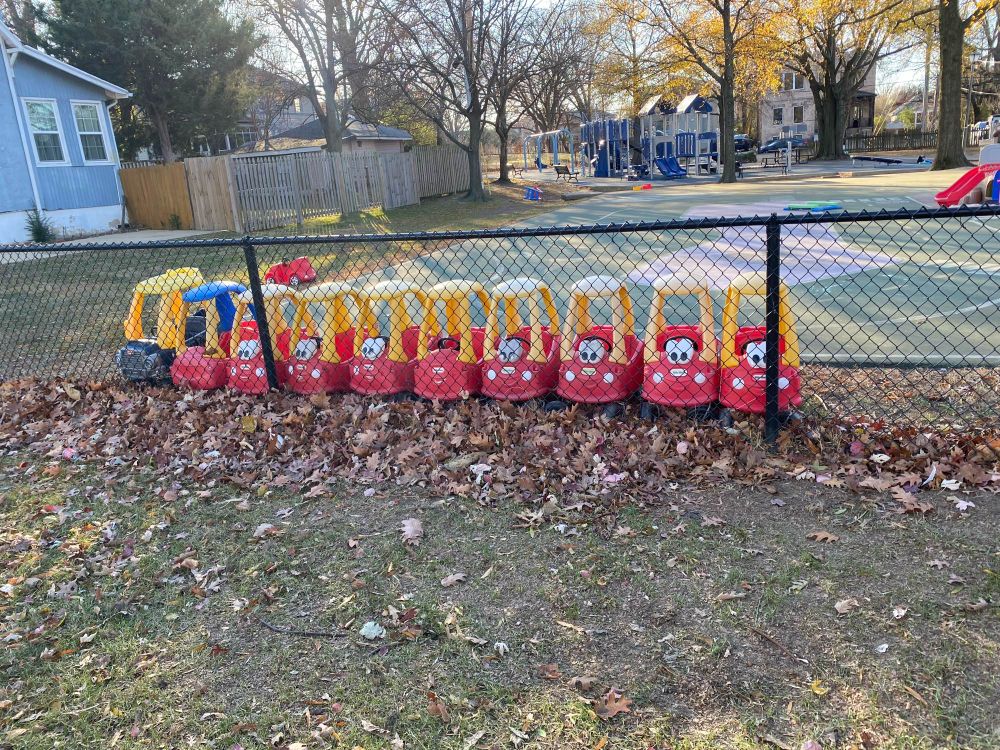 Cozy coupe toys at mt Jefferson park
