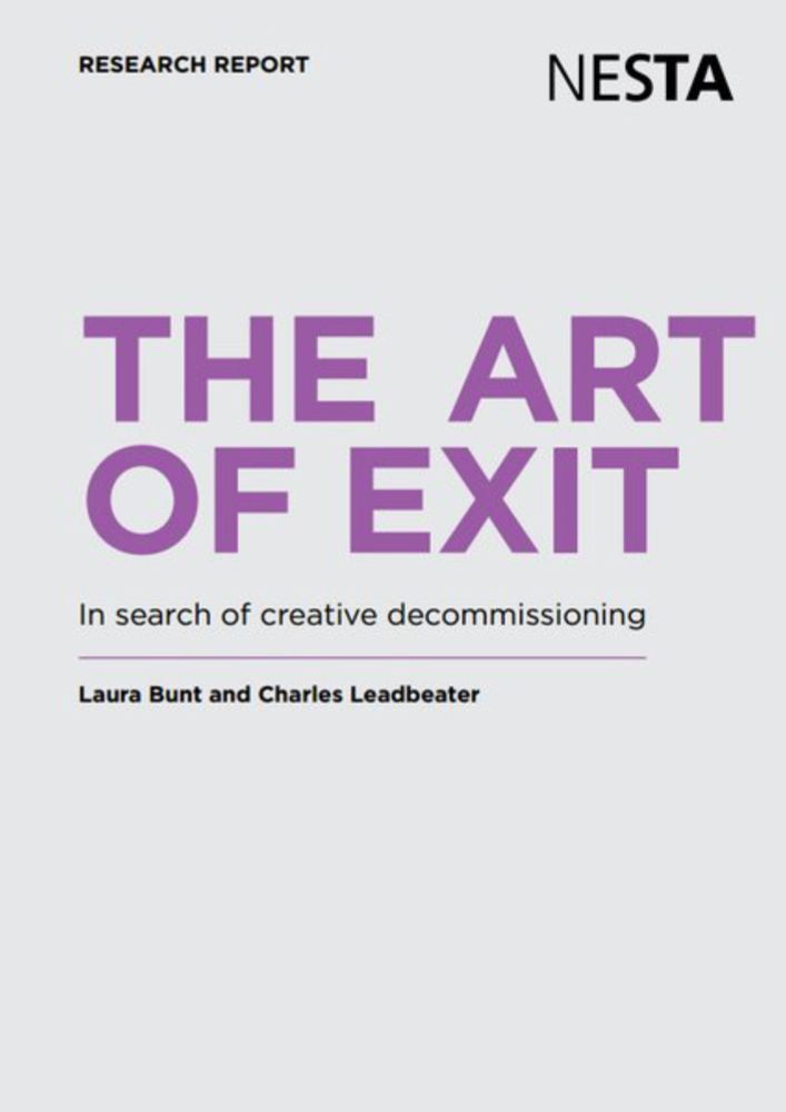 The Art of Exit: Tackling the challenge of decommissioning in public services