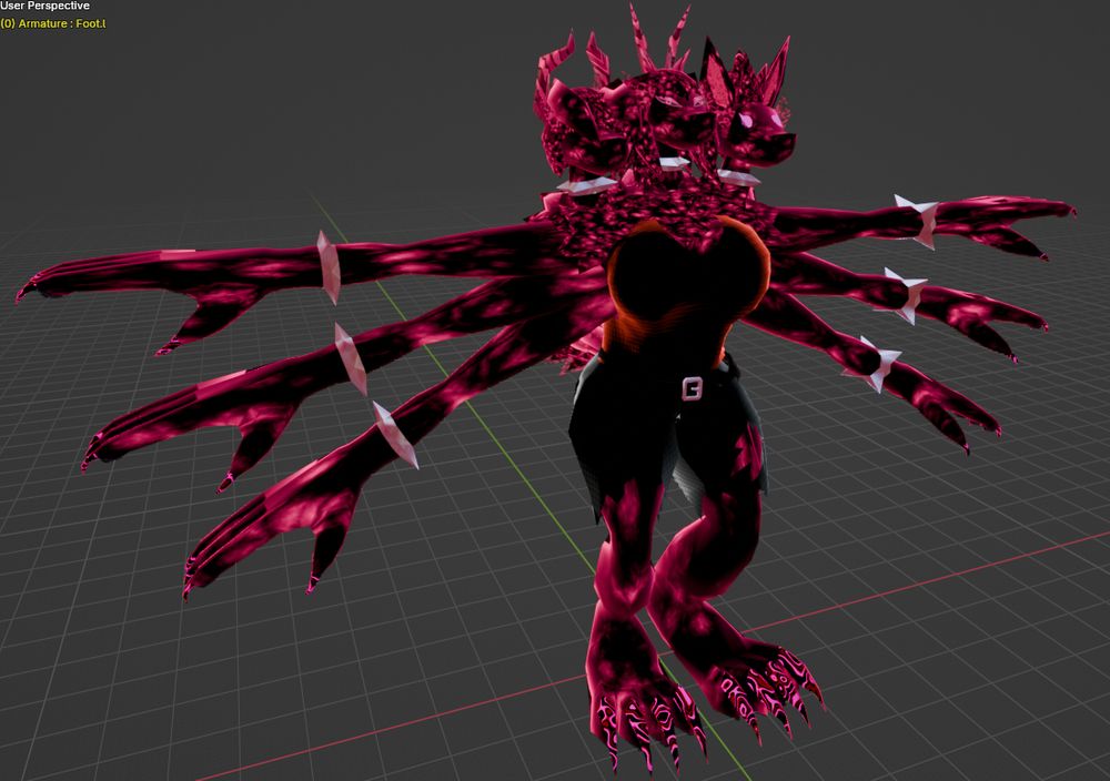 Agartha T-Posing. Height of around 100m, though she can sizeshift somewhat.