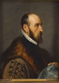 Portrait of Abraham Ortelius, with his hand on a globe