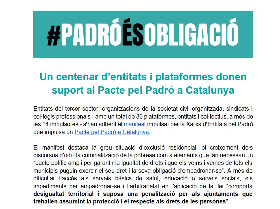 Padró és obligació