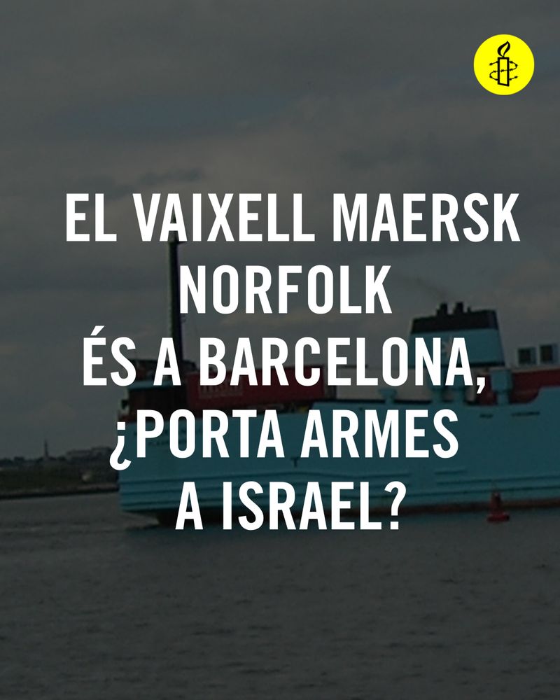 El vaixell Maersk a Barcelona porta armes a Israel?