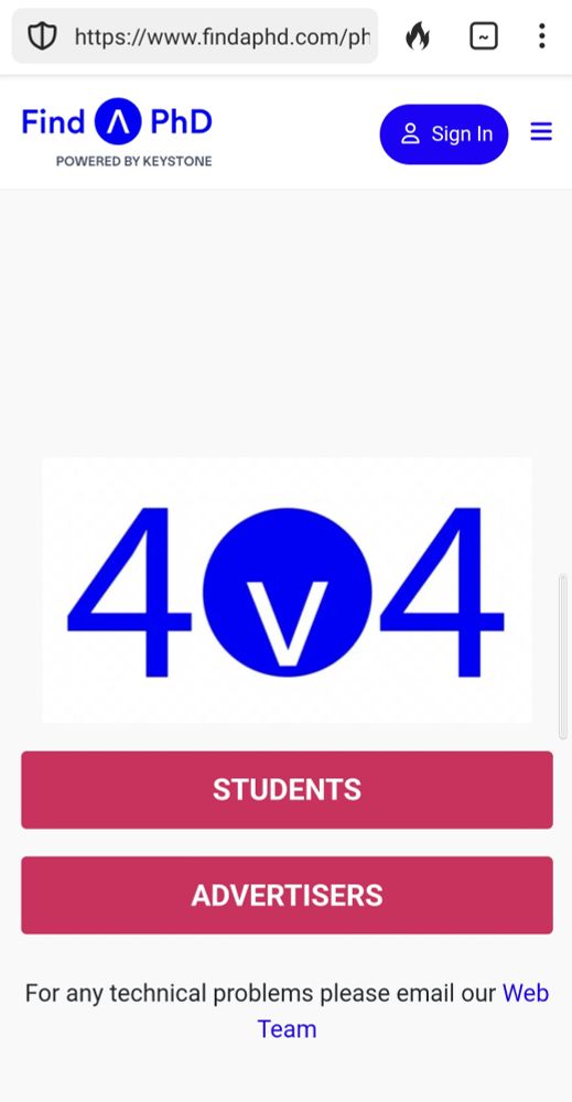 Page not found error