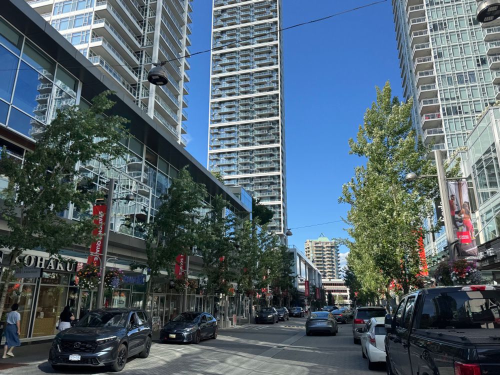 Station Square TOD area in Burnaby
