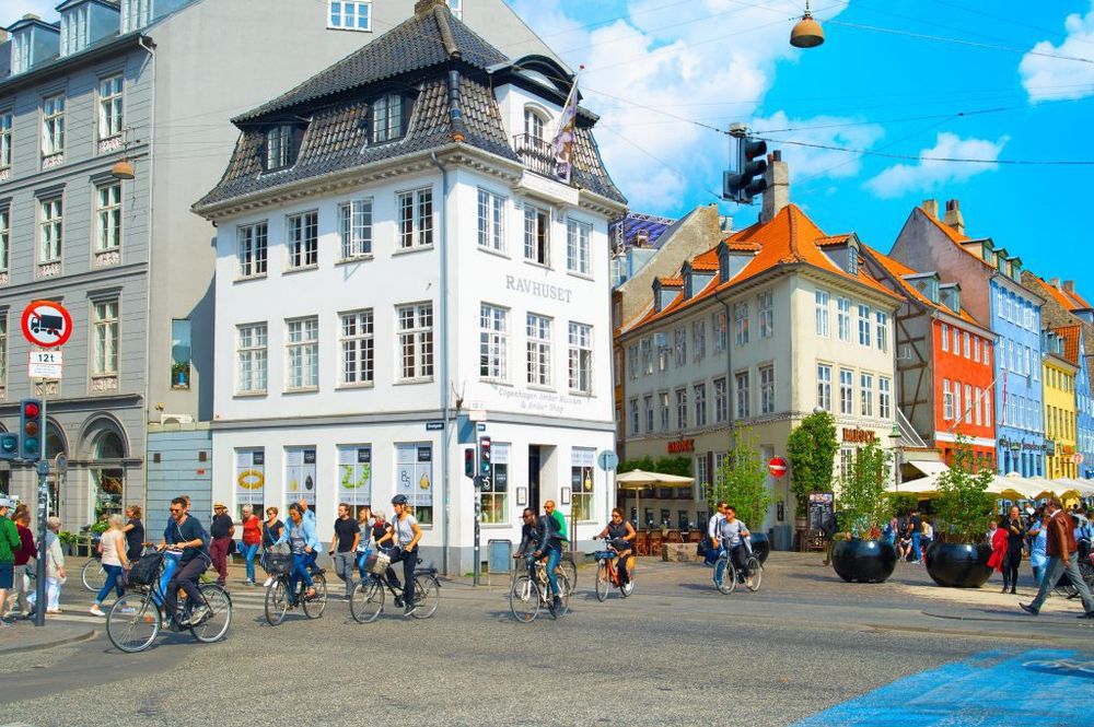 Close to two-thirds of the city’s residents commute by bike to school or work every day.