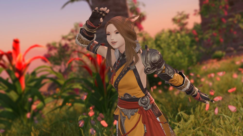 Elly in Tural, joyfully looking around
