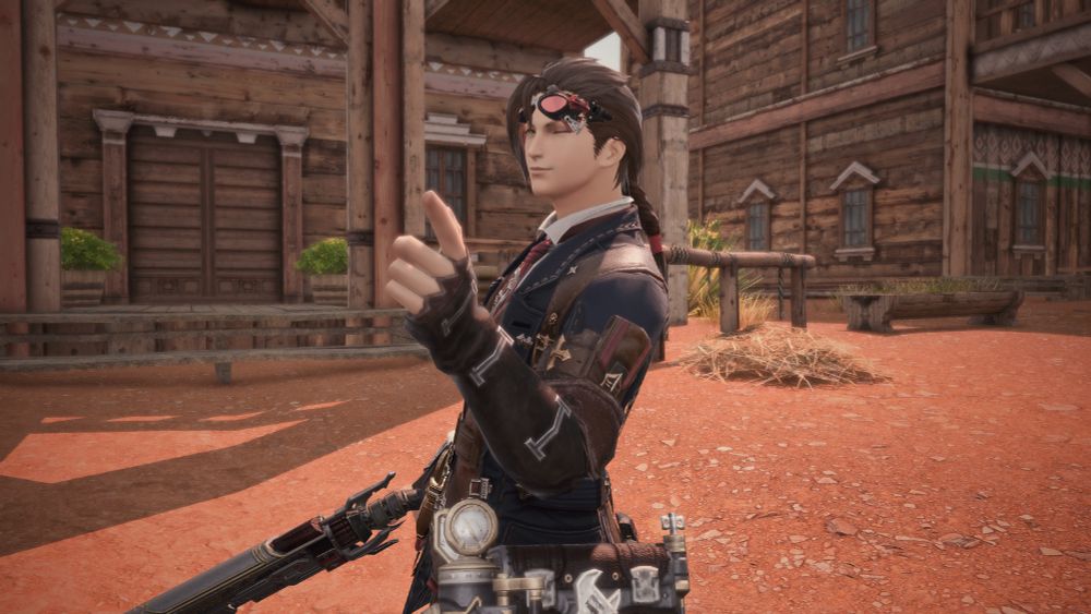 Elias striking a pose in MCH gear in Shaaloani