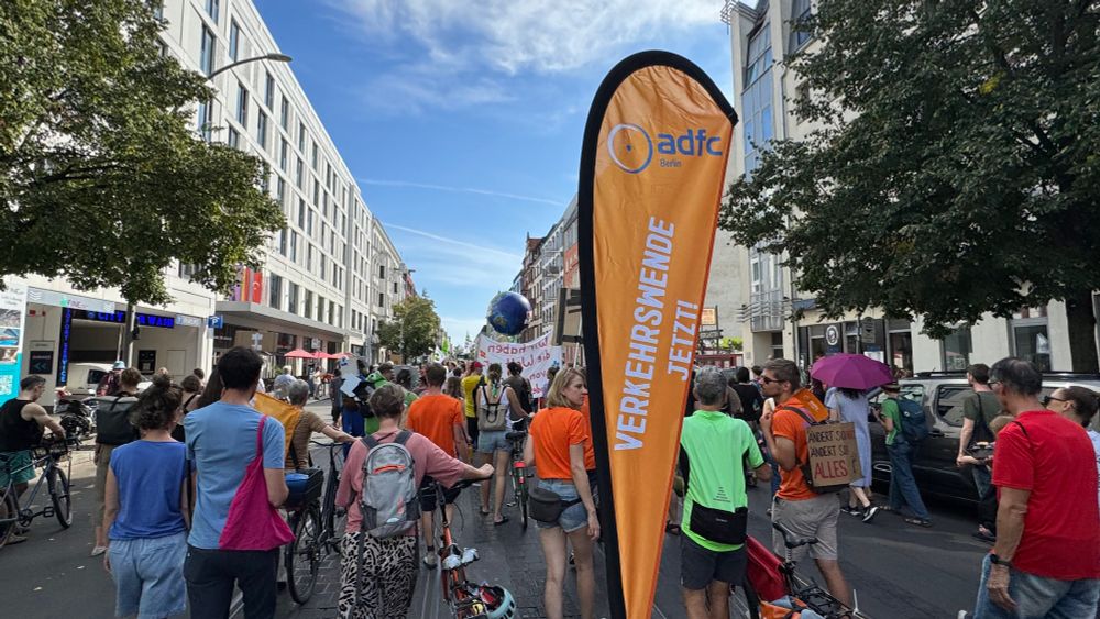 Kidical Mass und Klimademo mit dem ADFC Berlin