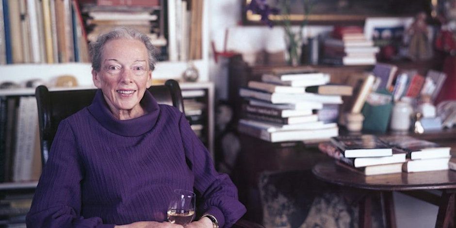 M.F.K Fisher at her home "Last House" in Glen Ellen, CA
