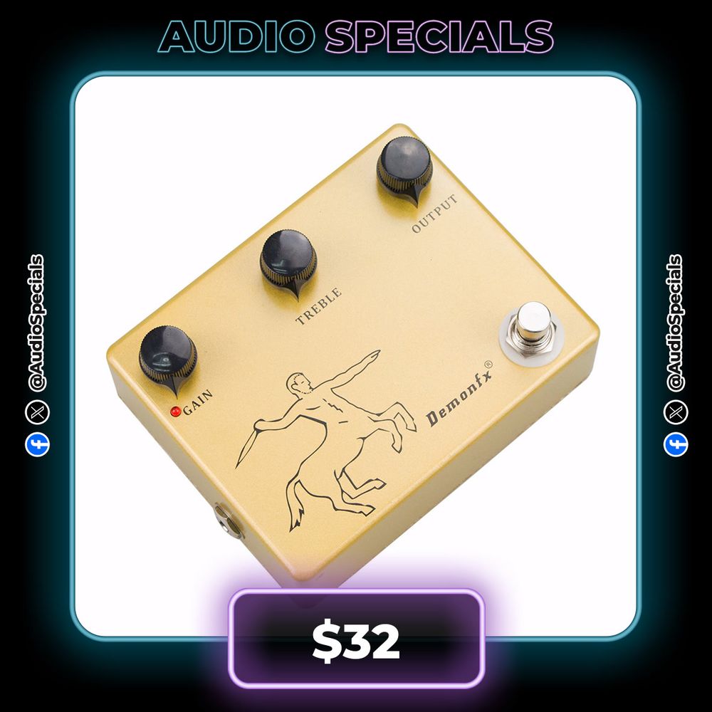 Demonfx Professional Overdrive Guitar Effects Pedal Accessories