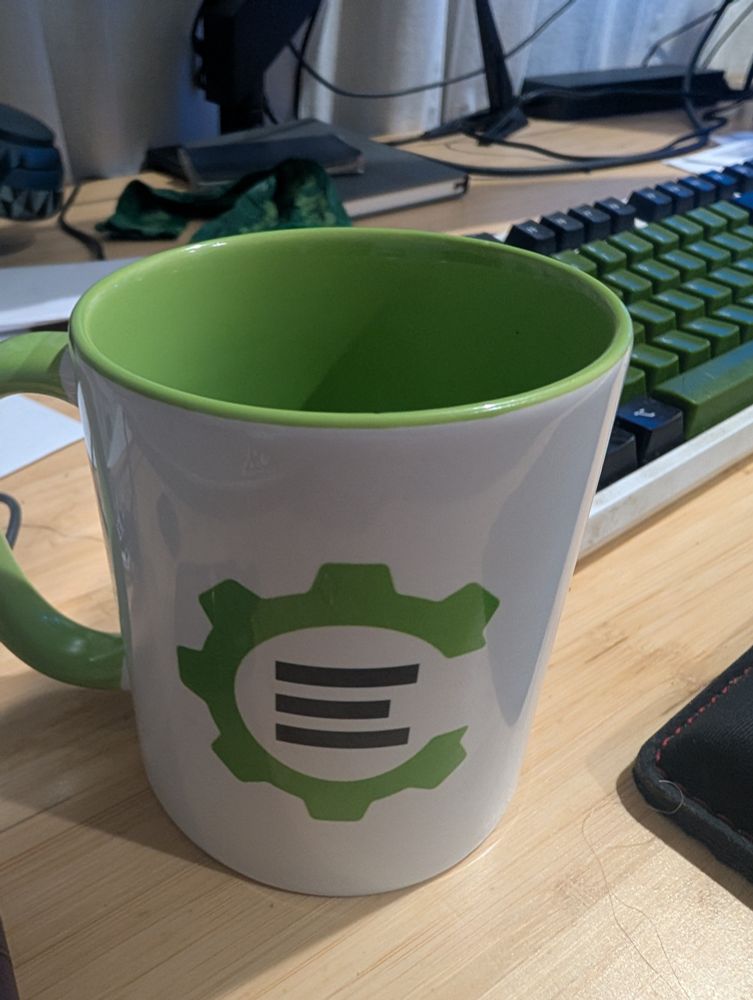 Compiler Explore mug with logo