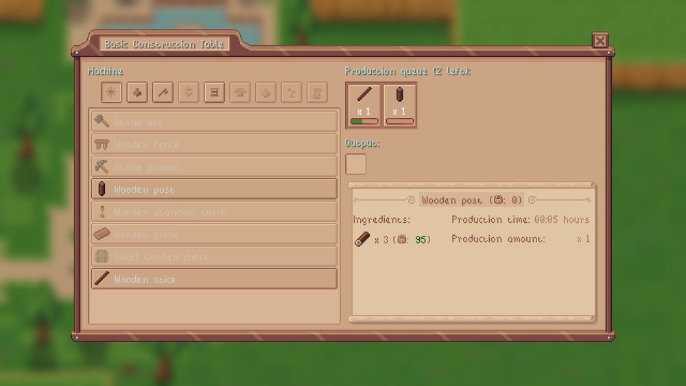 Screenshot of a pixel art game.