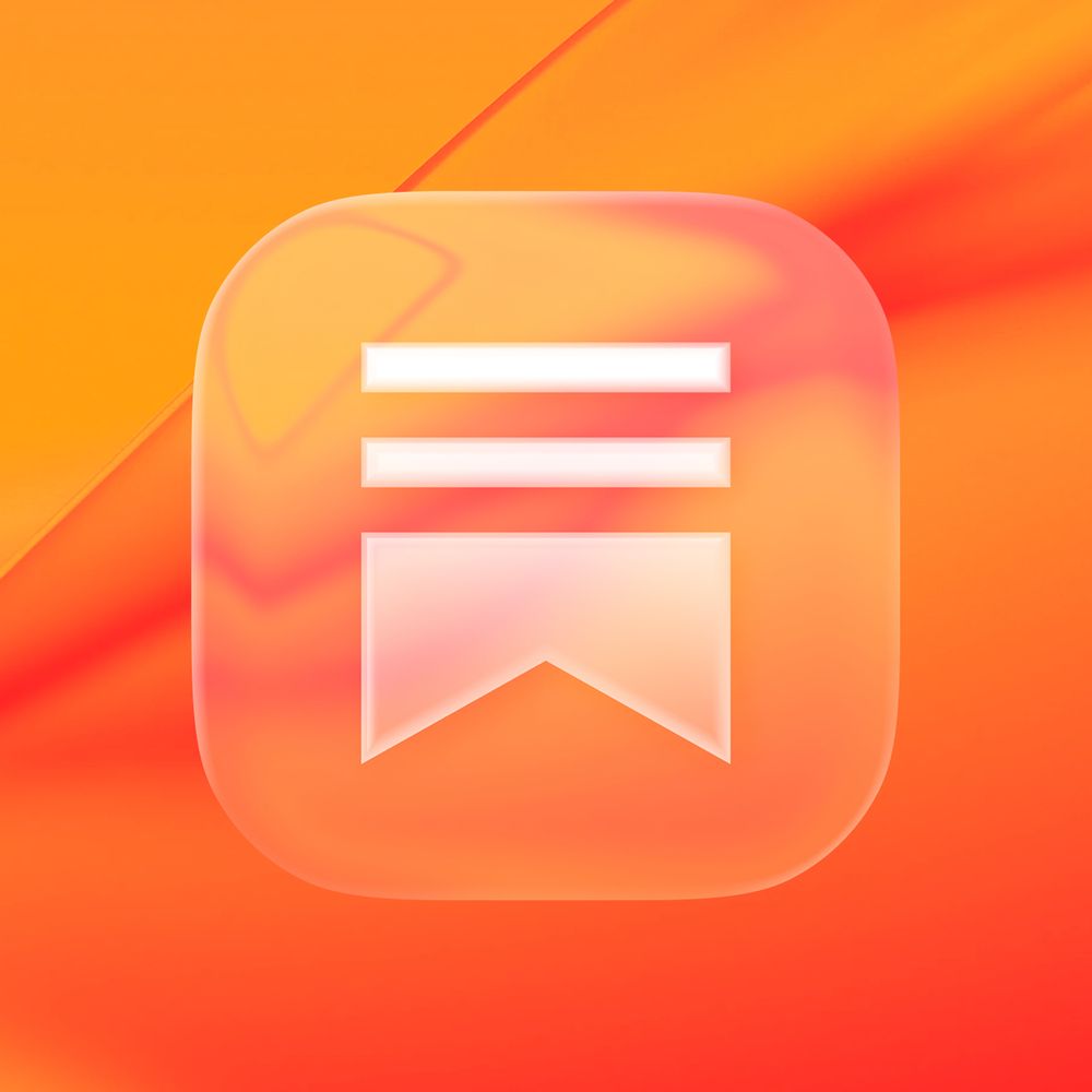 A frutiger aero style rework of the Substack app icon, in line with Apple’s new Liquid Glass design aesthetic.