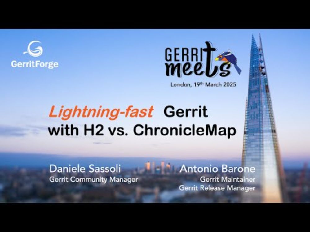 Lightning-fast Gerrit with cache-chroniclemap