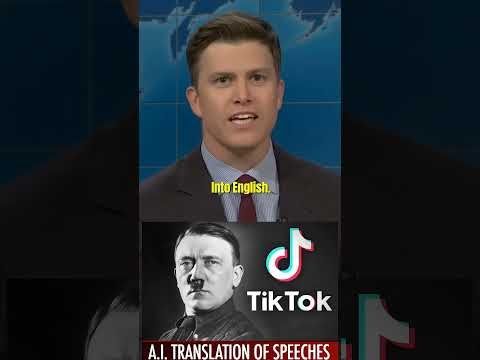 "TikTokers used A.l. to translate speeches" 😱🤣 COLIN JOST #shorts