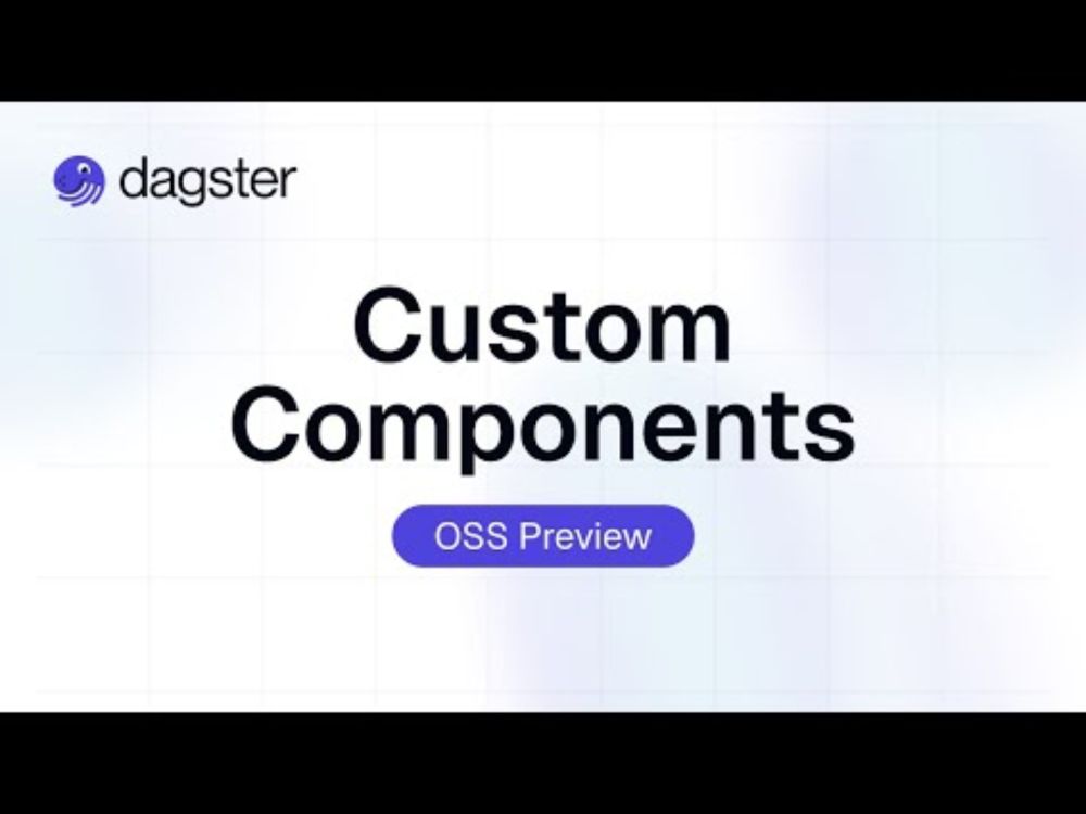 Creating custom Components (OSS Preview)