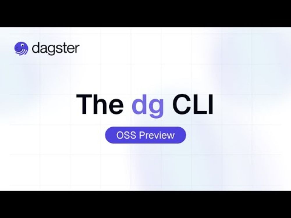 The new dg CLI (OSS Preview)