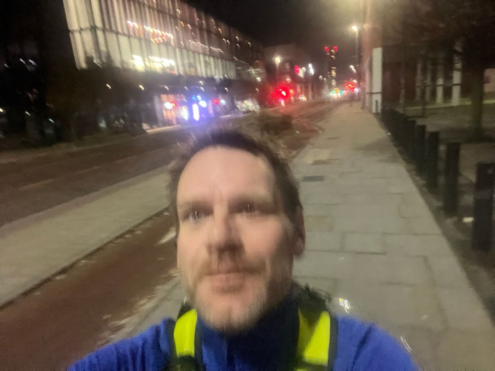 Early morning jogging 