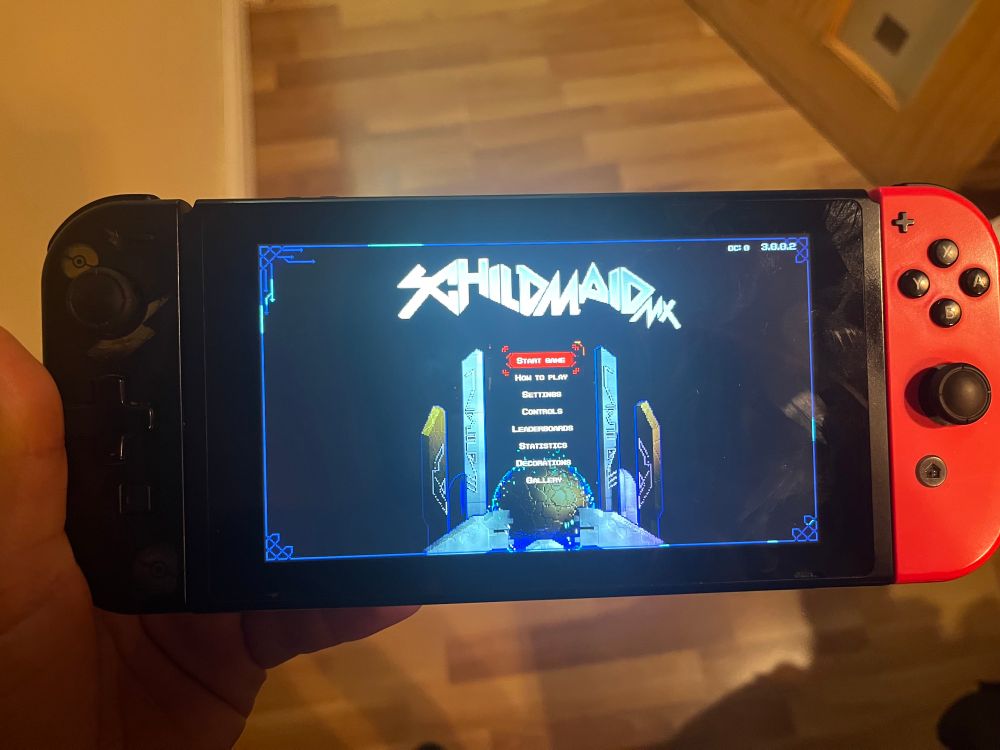 Nintendo Switch - Schildmaid MX Game title screen