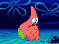 Sobbing Patrick Star, rocking back and forth   