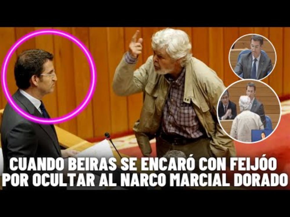 Cuando BEIRAS hizo esto DELANTE de FEIJÓO al recordarle sus relaciones con el NARC0 Marcial DORADO!