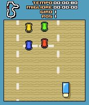 Starting a tournament race on the school table