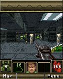 Gameplay. Note that the graphical bug above the HUD is not due to emulation, it's present on phones as well.