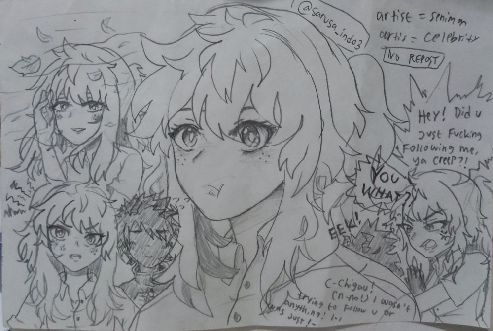 Her name and the boy name n face will be revealed in my newest doodles of em!! Just wait!!