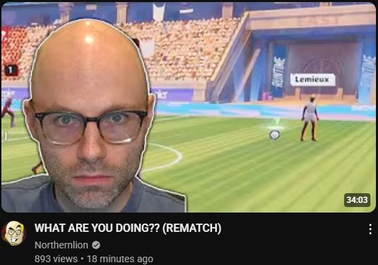 a regular Northernlion thumbnail