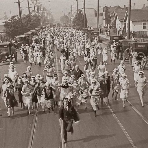 scene from Seven Chances