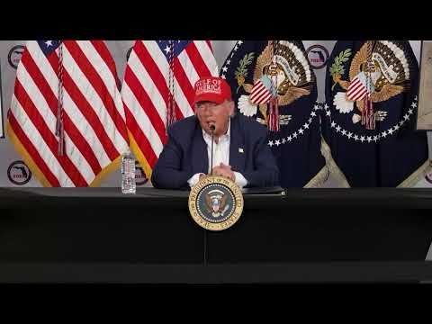 Trump asked how long migrants could spend at Alligator Alcatraz but talks about time in Florida
