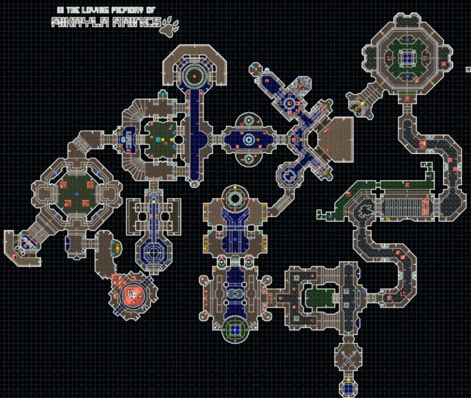 Overview of my map, "N.I.T (Nativity In Tan)". 