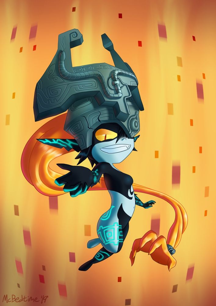 midna in her imp form from zelda twilight princess