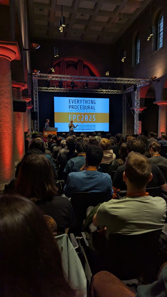 Photo of the opening stage at everything procedural conference 