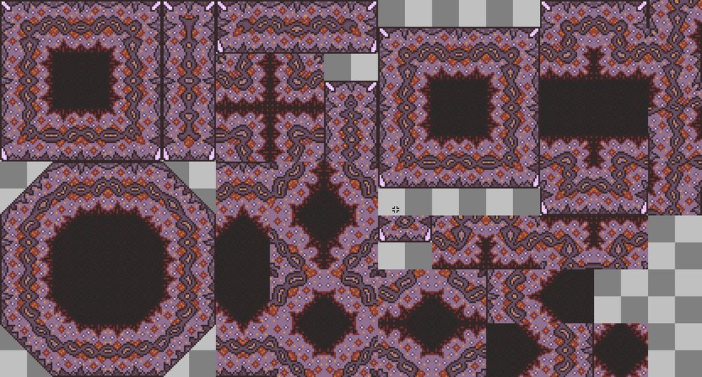 The current progress on the final tilemap.