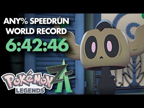 Pokémon Legends: Z-A Any% Speedrun in 6:42:46 (Current World Record)