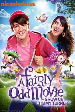 Poster do filme Live Action de Padrinhos Mágicos: "Os Padrinhos Mágicos: O Filme - Cresça, Timmy Turner!" (2011).