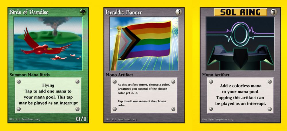 all 3 of my current old-school pokemon style inspired proxies